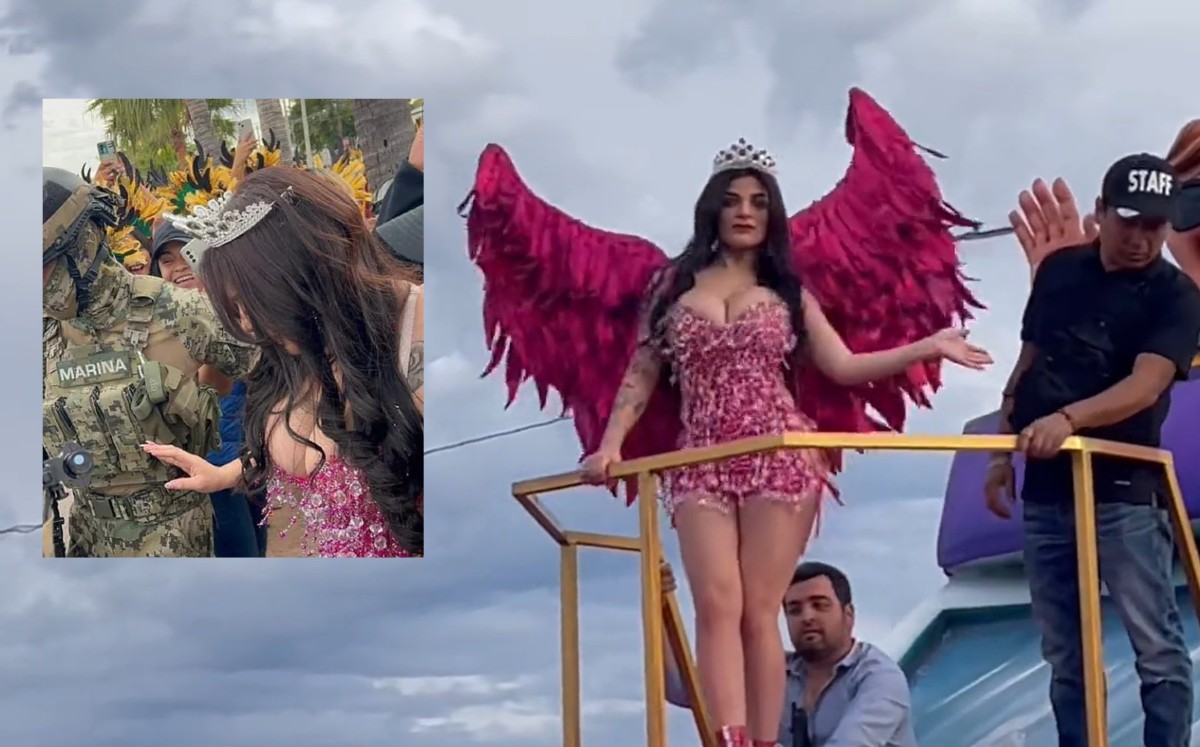 Video A Huevazos Reciben A Karely Ruiz En Carnaval De Guaymas P9 7912