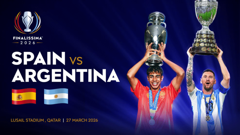 España y Argentina disputarán la Finalissima 2026 antes del Mundial
