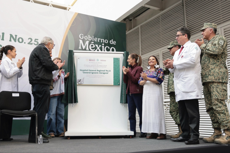 Sheinbaum inaugura Hospital General “Ignacio Zaragoza” del IMSS en Iztapalapa