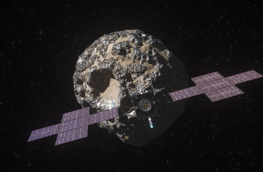NASA acerca la nave Psyche a Marte en ruta hacia un asteroide metálico