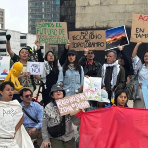 Ambientalistas protestan en la CDMX