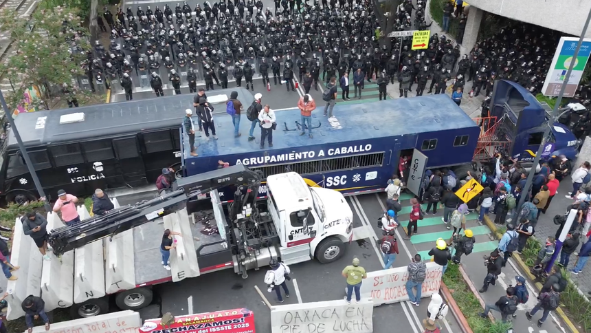CNTE amenaza con mantener protestas durante inauguración del Mundial 2026