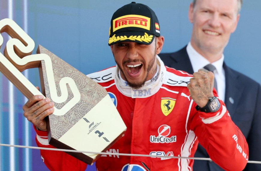 Lewis Hamilton conquista Barcelona y logra su primera victoria con Ferrari