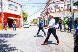 Supervisa Urióstegui obras en el Centro Histórico de Cuernavaca
