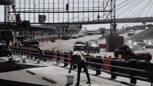 Cae techumbre en acceso de la Terminal 1 del AICM