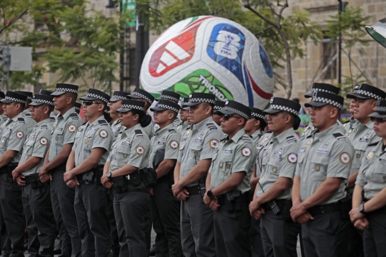 Despliegan 17 mil 500 elementos de seguridad previo al México-Corea
