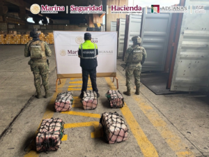 Aseguran 137 kilos de cocaína en aduana de Lázaro Cárdenas