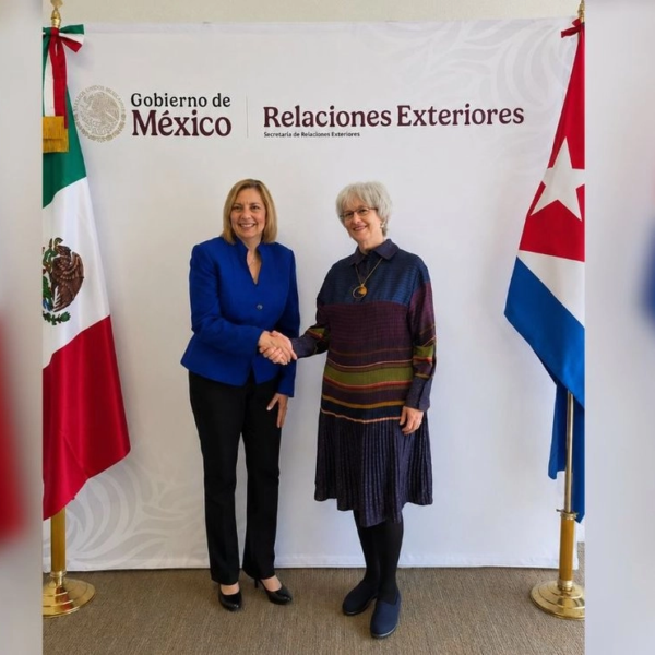 Cuba agradece a México respaldo político y ayuda material