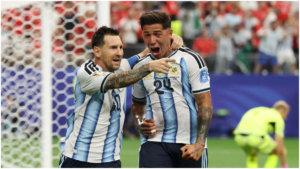 Lionel Messi marca doblete en la victoria de Argentina sobre Austria