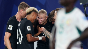 Haaland lidera triunfo de Noruega sobre Senegal