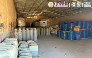 Aseguran 24 mil litros de metanfetamina líquida en Los Mochis