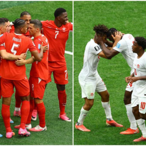 Suiza asegura el liderato del Grupo B tras vencer 2-1 a Canadá