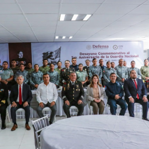 Cuernavaca refrenda coordinación con la Guardia Nacional en su séptimo aniversario