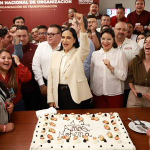 Morena conmemora 12 años de su registro como partido político