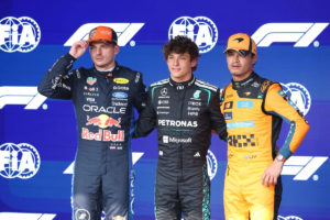 Kimi Antonelli logra la pole en Bélgica; Checo Pérez saldrá último