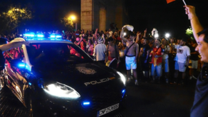 Muere adolescente durante festejos por el Mundial en España