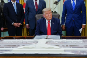 Trump asegura que hay avances de un acuerdo con Irán