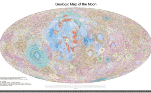 China presenta un nuevo mapa geológico de la Luna con más de 13 mil cráteres