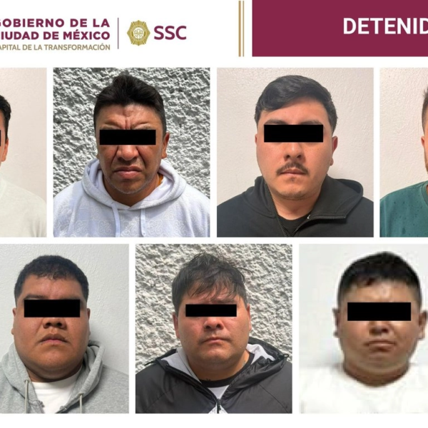 Detienen a siete presuntos integrantes de banda dedicada al robo a casa habitación en CDMX y Edomex