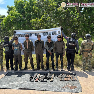 Aseguran explosivos, armas y droga en Chihuahua y Sinaloa