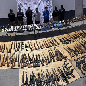 Decomisan 210 armas provenientes de EE. UU. en Nuevo León