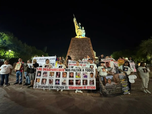Familiares de desaparecidos marchan en Nuevo Laredo