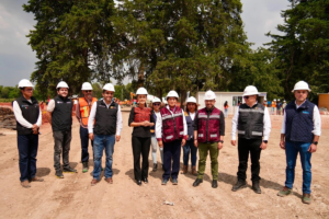 Sheinbaum supervisa avances de planta potabilizadora del Lago de Guadalupe