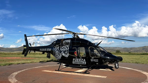 Atacan a balazos helicóptero de la SSPE de Chihuahua