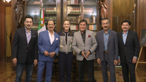 Sheinbaum recibe a Los Tigres del Norte