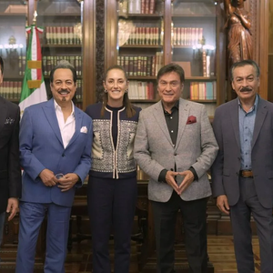 Sheinbaum recibe a Los Tigres del Norte