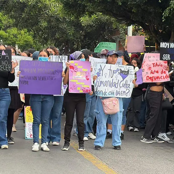 Cinco estudiantes de la UAEM han sido víctimas de feminicidio desde abril de 2025