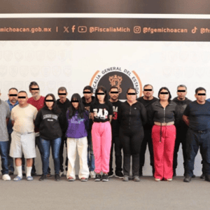Detienen a director de policía de Angamacutiro y 17 personas más en operativo en Michoacán