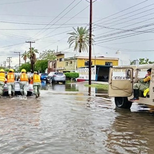 Plan DN-III-E se mantiene activo en Baja California Sur por fuertes lluvias