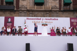 Sheinbaum cierra gira “Honestidad y resultados” en el Zócalo de la CDMX