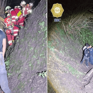 Rescatan a 9 jóvenes en Chapultepec