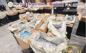 Aseguran más de 3.8 millones de cigarros apócrifos en Lázaro Cárdenas y el AICM