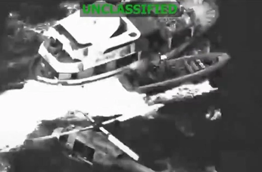 Armada de Ecuador localiza a ocho pescadores tras operativo de EU en altamar