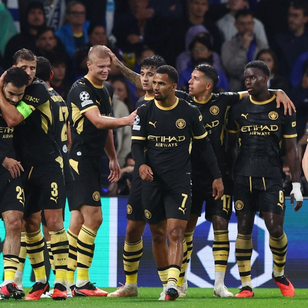 Haaland marca doblete y Manchester City vence al Porto en Champions