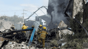 Explosión en taller de pirotecnia deja dos heridos en Puebla