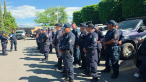 Policías de Temixco se van a paro para exigir homologación salarial en Morelos