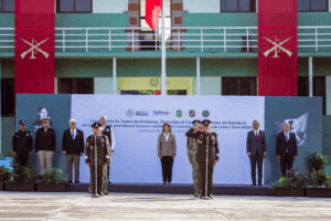 José Luis Urióstegui participa en cambio de mando de la 24ª Zona Militar