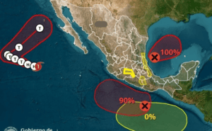 Dos sistemas de baja presión amenazan con convertirse en ciclones tropicales