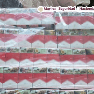 Aseguran más de 10.8 millones de cigarrillos de contrabando en Lázaro Cárdenas